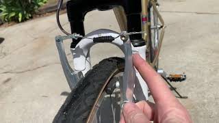 How To Fix Bike Brake Pad Rubbing On Rim [upl. by Ursulina47]