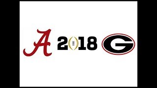 2018 CFP National Championship 4 Alabama vs 3 Georgia Highlights [upl. by Lanni]