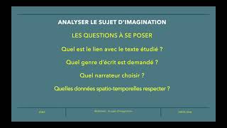 le sujet dimagination [upl. by Ylam644]