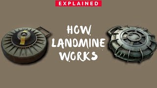 How Landmine Works AntiPersonnel Mines amp AntiTank Mines  Types Of Landmines  Explained Hindi [upl. by Fachanan]