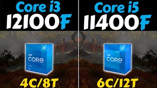 i312100F vs i511400F  4 Cores vs 6 Cores  How much performance Difference [upl. by Oskar737]