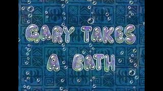 Spongebob Gary Takes A Bath Live Action Full Episode [upl. by Goody]