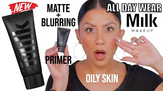 new MILK MAKEUP PORE ECLIPSE MATTE BLURRING PRIMER  ALL DAY WEAR oily skin  MagdalineJanet [upl. by Els]