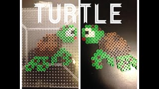 Perler Bead Sea Turtle Tutorial [upl. by Aiyotal]