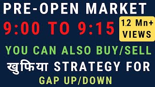 What is Pre Opening Session in Stock Market  How to trade in Pre Open Market [upl. by Ennaeiluj]