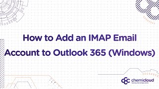 How to Setup an IMAP Email Account in Microsoft Outlook 365 [upl. by Noira]