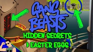 Gang Beasts Hidden Secrets amp Easter Eggs [upl. by Lyrehs]