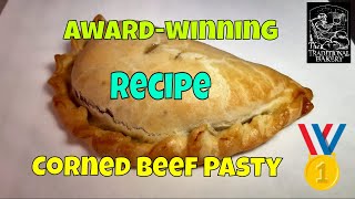 Awardwinning Corned beef Pasties How to Recipe Demo at Bakery [upl. by Yks]