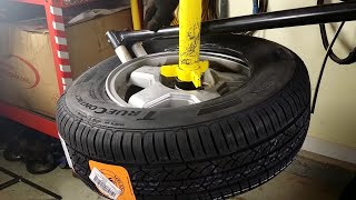 How to Modify Manual Tire Changer and Change Tires [upl. by Themis]