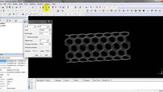 build single walled carbon nanotubes quot SWNT quot in material studio package [upl. by Nightingale]