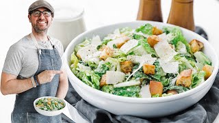 Classic Homemade Caesar Salad Recipe [upl. by Anitsirk]