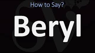 How to Pronounce Beryl Mineral Gemstone [upl. by Eiroj]