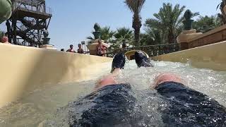 Poseidon’s Revenge  Atlantis Aquaventure  Dubai The Palm  4K [upl. by Malka866]