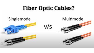 Difference Between Singlemode and Multimode Fiber Optic Cables [upl. by Nayrbo825]