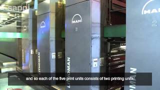 The Printing Process  Web Offset Press  English version [upl. by Ayotas196]