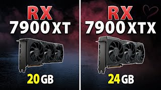 AMD RX 7900 XT vs RX 7900 XTX  Test in 9 Games  Rasterization 4K [upl. by Assetak]