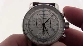 Graf Zeppelin 76801 Alarm Chronograph [upl. by Ahseei]