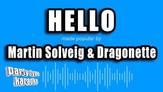 Martin Solveig amp Dragonette  Hello Karaoke Version [upl. by Isnyl638]