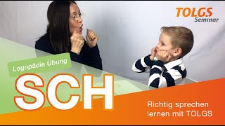 Logopädie Übung für Kinder – Lautbildung SCH [upl. by Airegin]