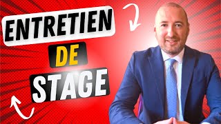 ENTRETIEN DE STAGE LES QUESTIONS A POSER ✅ [upl. by Norud]