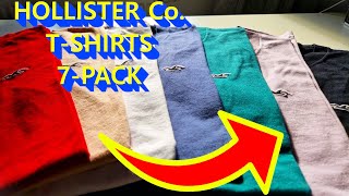 HOLLISTER Co TShirts 7PACK [upl. by Egarton]