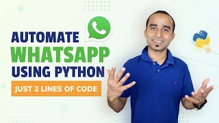 Automate WhatsApp message  Hack WhatsApp  WhatsApp trick  Learn Python  Python Project [upl. by Levenson]