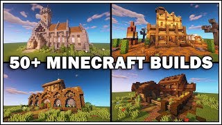 50 Awesome Minecraft Builds World Download [upl. by Nagram]