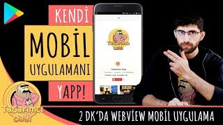 KENDİ MOBİL UYGULAMANI YAP Ücretsiz ve Basit Mobil Uygulama Nasıl Yapılır [upl. by Werner989]