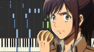 Attack on Titan Season 2 OP Full  Shinzou wo Sasageyo心臓を捧げよ！ piano [upl. by Bruner]