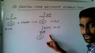 Preparation of Phenol from Benzene Sulphonic Acid [upl. by Carin]