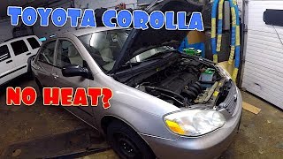 No Heat on Toyota Corolla [upl. by Dyanna]