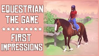 EQUESTRIAN THE GAME ⭐ Horse amp Character Creation ⭐ Tutorial [upl. by Raamaj]