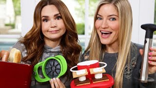 TESTING MORE FUN KITCHEN GADGETS w iJustine Part 2 [upl. by Lennej]