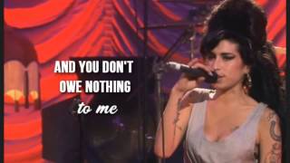 Amy WinehouseMy Tears Dry On Their Own LYRICS [upl. by Irabaj697]