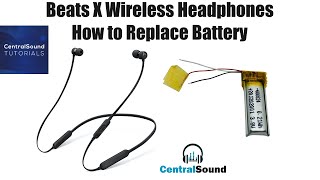 How to Replace Battery BeatsX Wireless Headphones [upl. by Alleirbag]