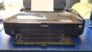 How to clean printhead Canon Pixma ix6840 [upl. by Nowtna515]