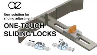 ONE TOUCH SLIDING LOCKS sliding latch hardware locking mechanism slide lock [upl. by Donavon155]