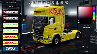 ETS2 Mega Pack Skins Trucks amp Trailers [upl. by Dilks555]