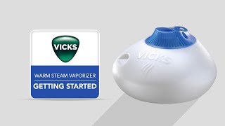 Vicks Warm Steam Vaporizer V150  Getting Started [upl. by Ardnaik]