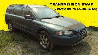 TRANSMISSION SWAP VOLVO V70 XC ASIN 5550SN  Photo tutorial [upl. by Gemperle]