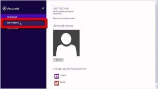 Windows 8  81  How to Change Password Tutorial [upl. by Ahsaetan]