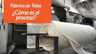 Fábrica de telas  ¿Cómo se procesa el algodón para hacer telasArletex [upl. by Ehtylb]