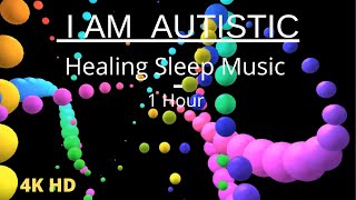 1 Hour Autism ADHD SPD amp Aspergers Healing Sleep Sensory Music Colorful Spiral Beads [upl. by Nwahsor]