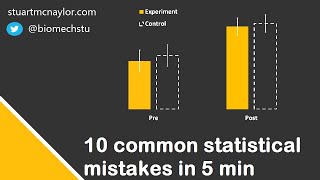 Ten Statistical Mistakes in 5 Min [upl. by Einnhoj51]