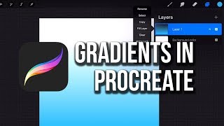 3 Ways to Make Gradients in Procreate [upl. by Airakaz]