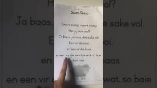 Grade 1 Afrikaans Swartskaap [upl. by Ardnasela264]