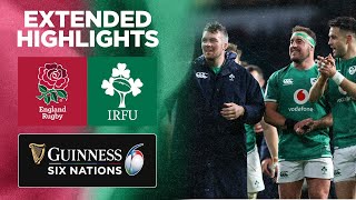 England v Ireland  Extended Highlights  2022 Guinness Six Nations [upl. by Jagir443]