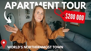 APARTMENT TOUR in Longyearbyen amp SNOW STORM in September  Svalbard [upl. by Onitsoga]