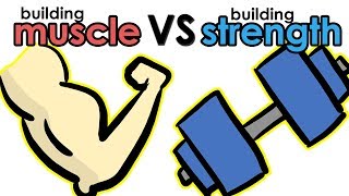 Building Muscle Vs Building Strength  Whats the Difference [upl. by Ttsepmet925]