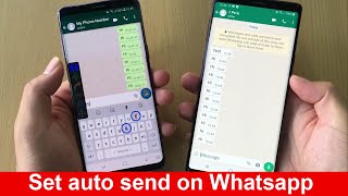 How to set auto send message in Whatsapp [upl. by Beret]